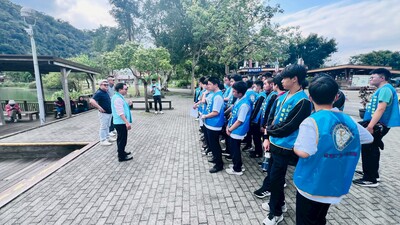 落實環境教育，攜手扶輪社，圓滿完成梅花湖淨湖活動