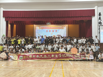 高三祈福活動　師生齊心祝願迎戰統測、邁向未來